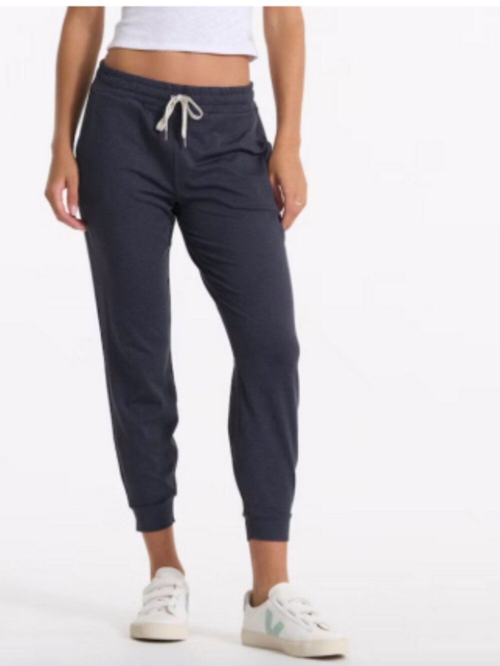 Vuori Women's Performance Jogger Pant Midnight Heather Blue Gray DreamKnit Small